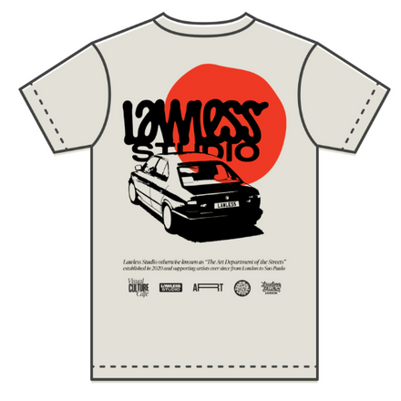 Sim Simma Oversized : Short Sleeve Ecru