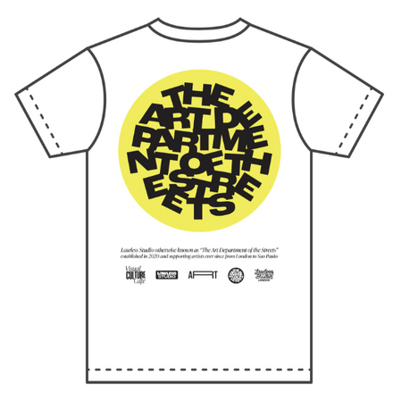 Art Dept Oversized : Short Sleeve White / Volt